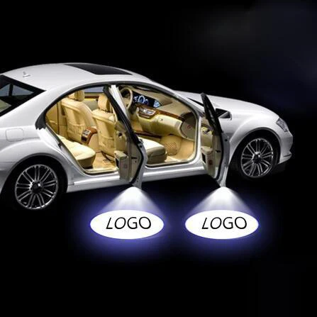 Custom logo projector LED door welcome light shadow car door logo light for all models For Jaguar Renault Suzuki Toyota Bmw