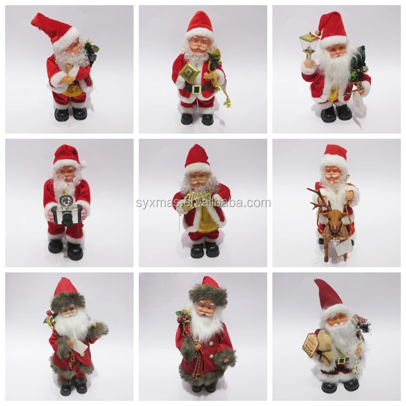 Christmas Electric Santa Claus Music Doll Gift For Children