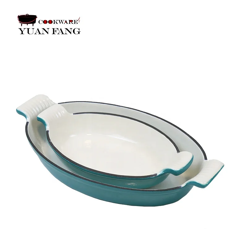 Enamelled Cast Iron Fish Shaped Baking Pan,Fish Serving Plate Buy