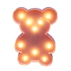 10L warm white LED Bear plastic ball light