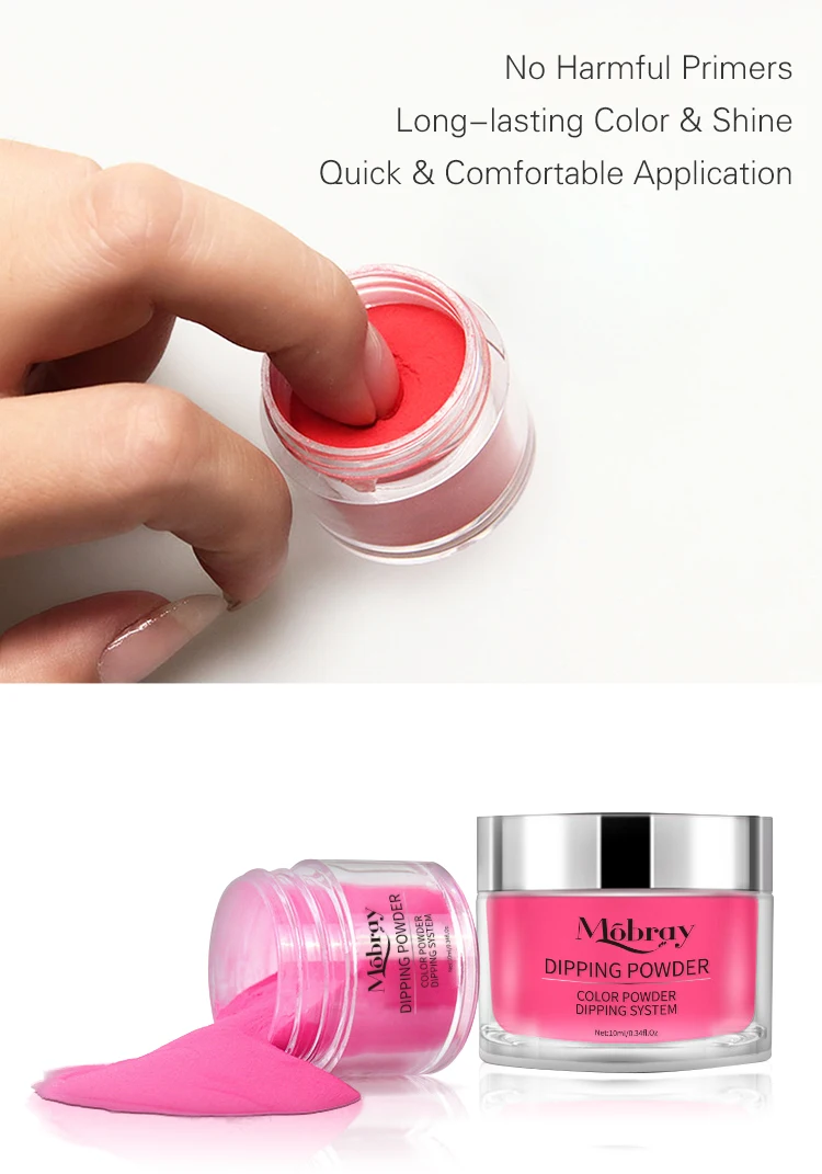 Dipping Powder Set By Privatel Label For Starter 4 Colors French Dip Acrylic Nails Powders