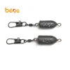Bullet shape fish hook , Hooks Swivels Lead Sinker Rolling Swivel With Interlock Snap