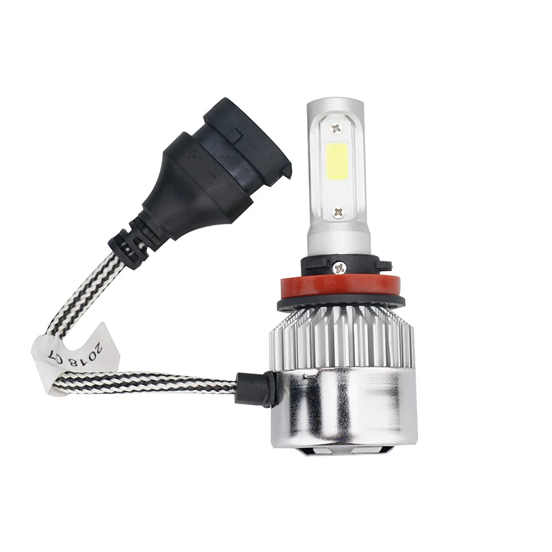 S2 H4 H7 H13 H11 9005 9006 COB LED Headlight 72W 8000LM All In One Car LED Headlights Bulb Head Lamp Fog Light H1 H4 H7 H11 LED