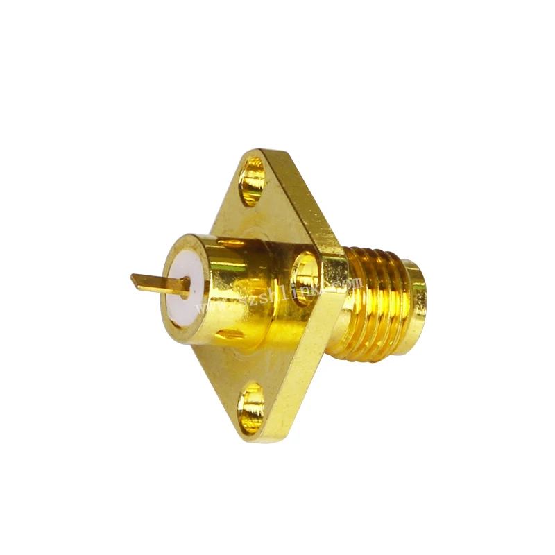 Sma Connector For Tv Antenna,4 Hole Flange Connector Buy Sma