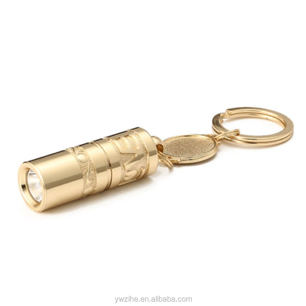 Portable Electric Mini Flashlight Light Torch Aluminum Keychain Love ...