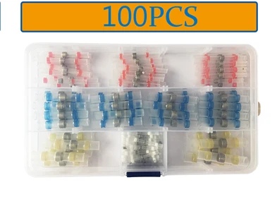 DEEM Power Charging 100 pcs Durable heat shrink wire connector kit for wire