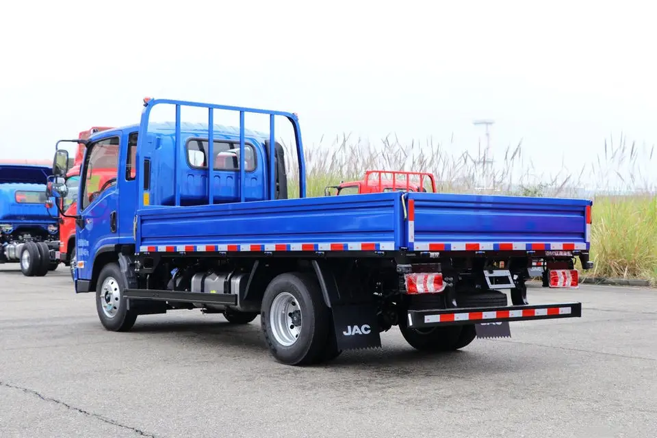 Customized 4x2 Light Cargo Truck 3 Ton Double Cabin Mini Lorry