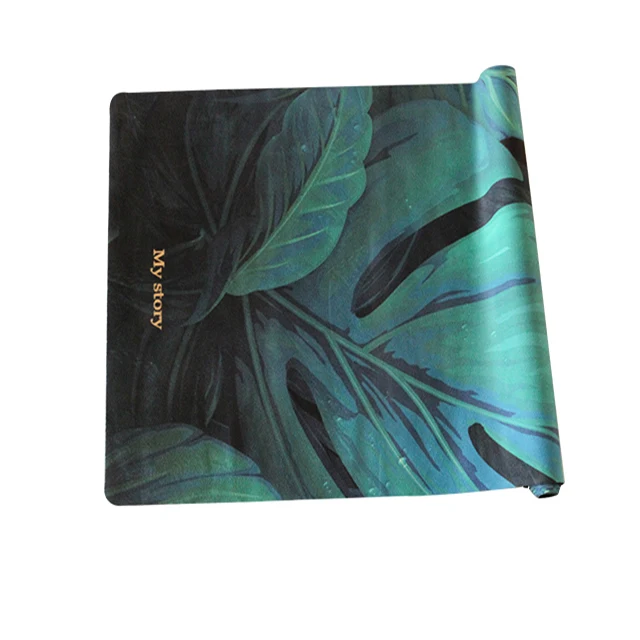 

New Design Non Slip Microfiber Printed Eco Friendly Suede Yoga Mat, Customized