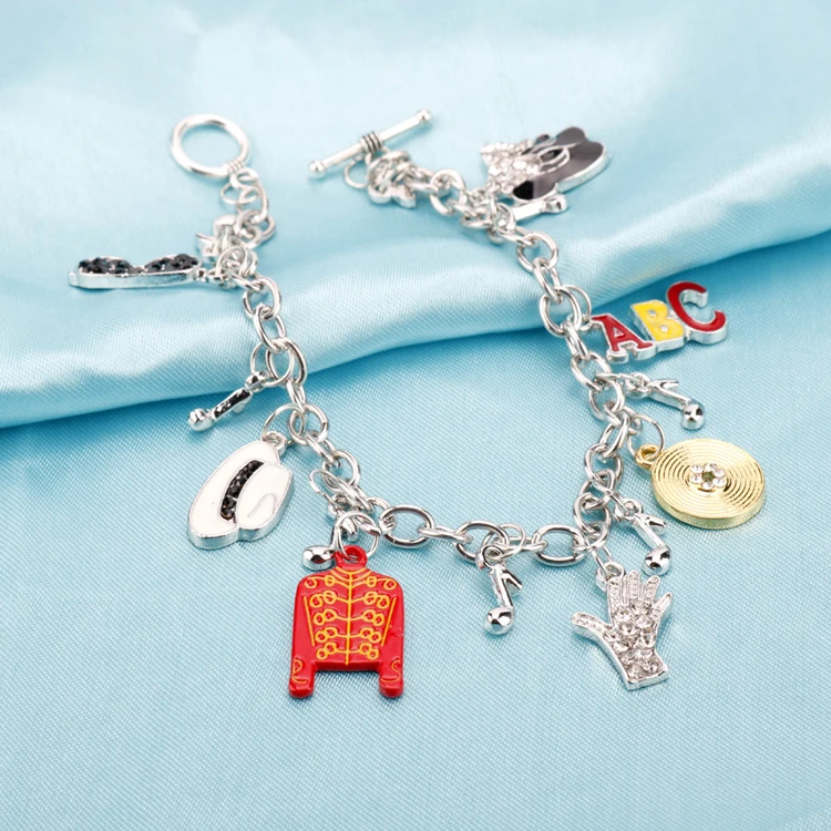 michael jackson charm bracelet