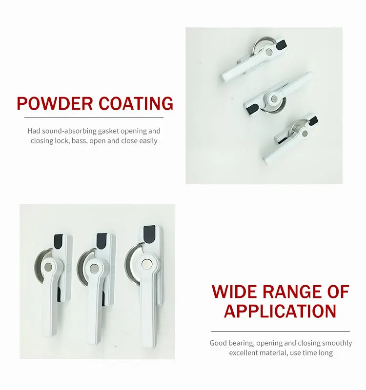 Best Price Aluminium sliding moon shaped window crescent lock for South America