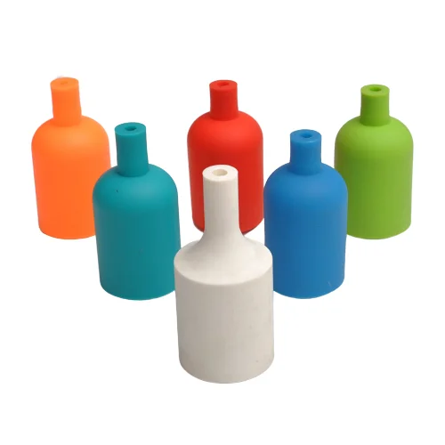 Tonghua Color Vintage Decorative Lamp Holder Silicone Covered Bulb Socket Plastic Core E26 E27 Chandelier Light Base