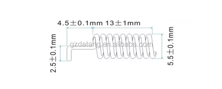 Helical 433 Mhz Spring Antenna Used For Remote Control - ANKUX.COM