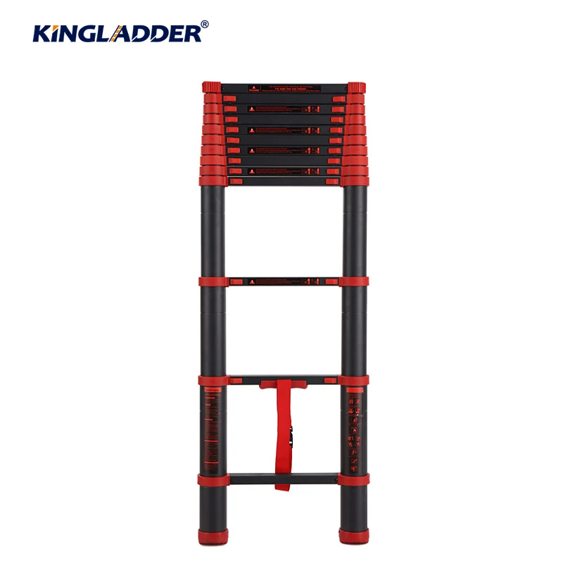 Kingladder Kt380c High Quality Telescopic Ladder 3.8m Stable Telescopic