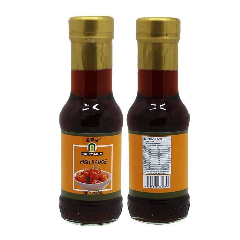 top sales hot chinese thai fish sauce 250ml for seafood