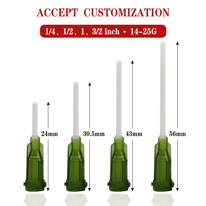 Needle Dispensing Syringes Tip 18g Dispensing Pp Protecting Glue