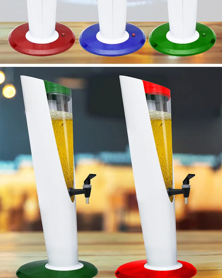 Cheap Custom 3l Chang Plastic Beer Dispenser Draft Beer Tower Cooler