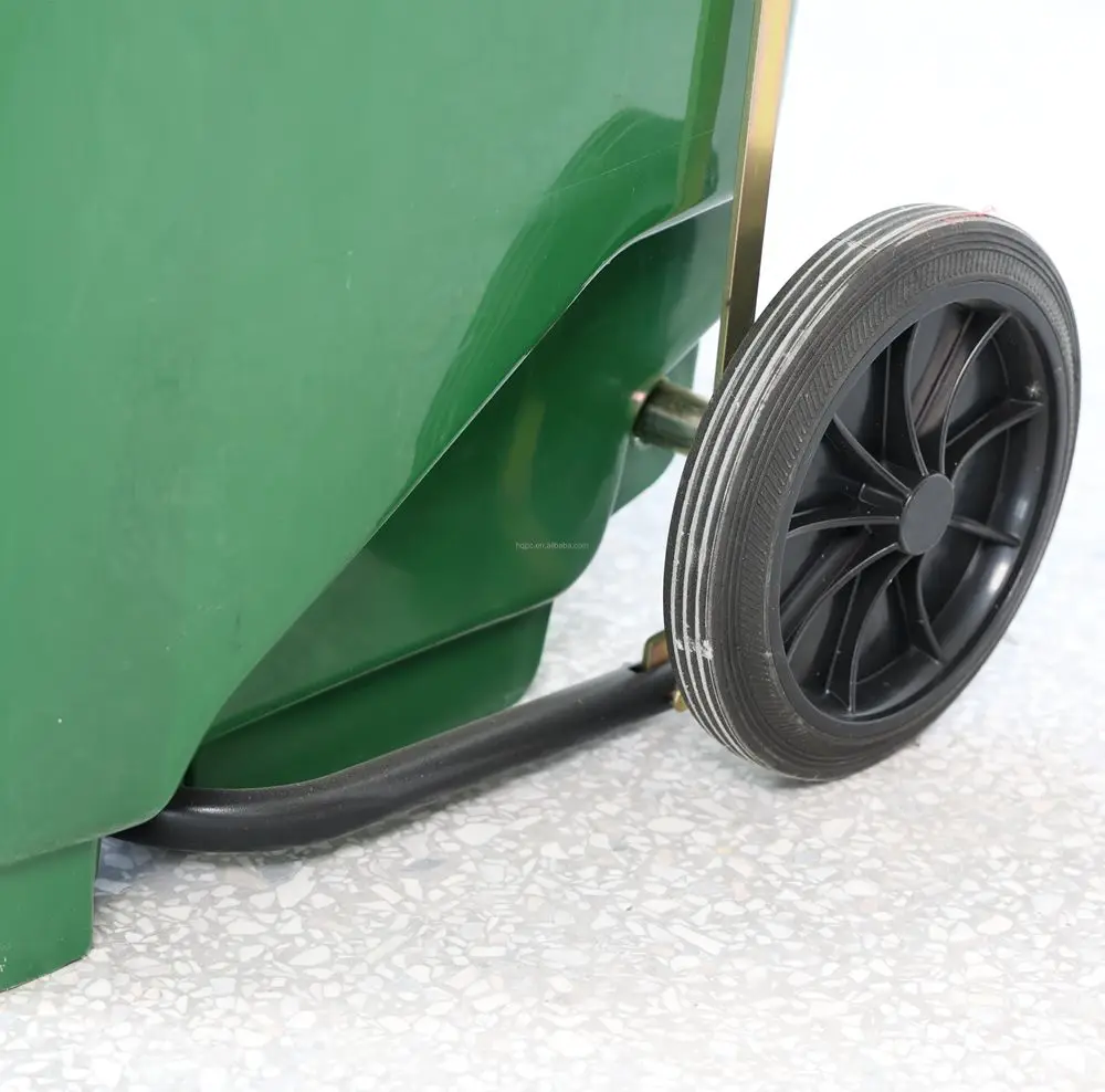 2 Wheeled Foot Pedal 240 Liter Waste Bin Buy Foot Pedal 240 Liter