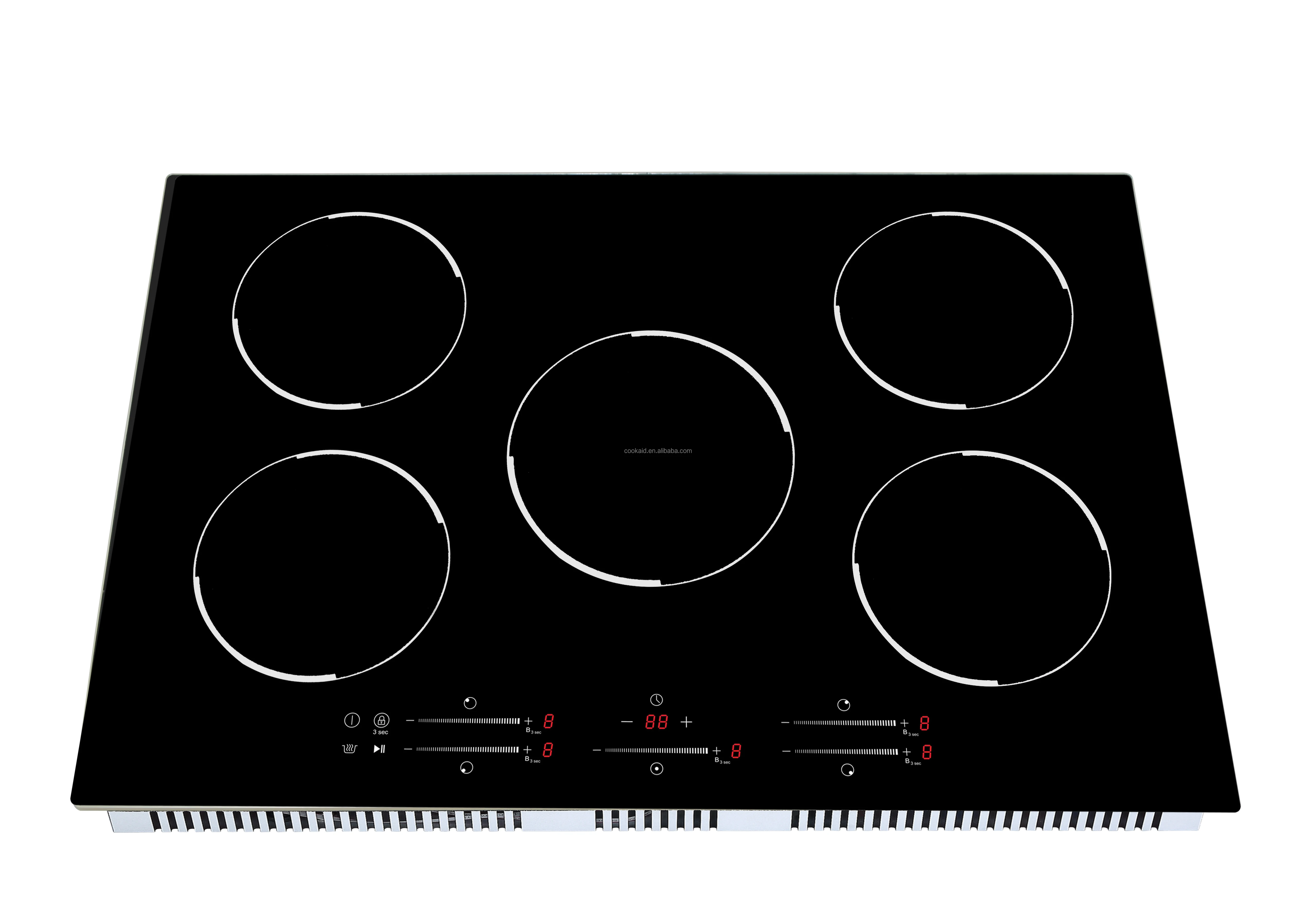 Не работают индукционные конфорки. Варочная панель Hotpoint-Ariston KRC 640 B.