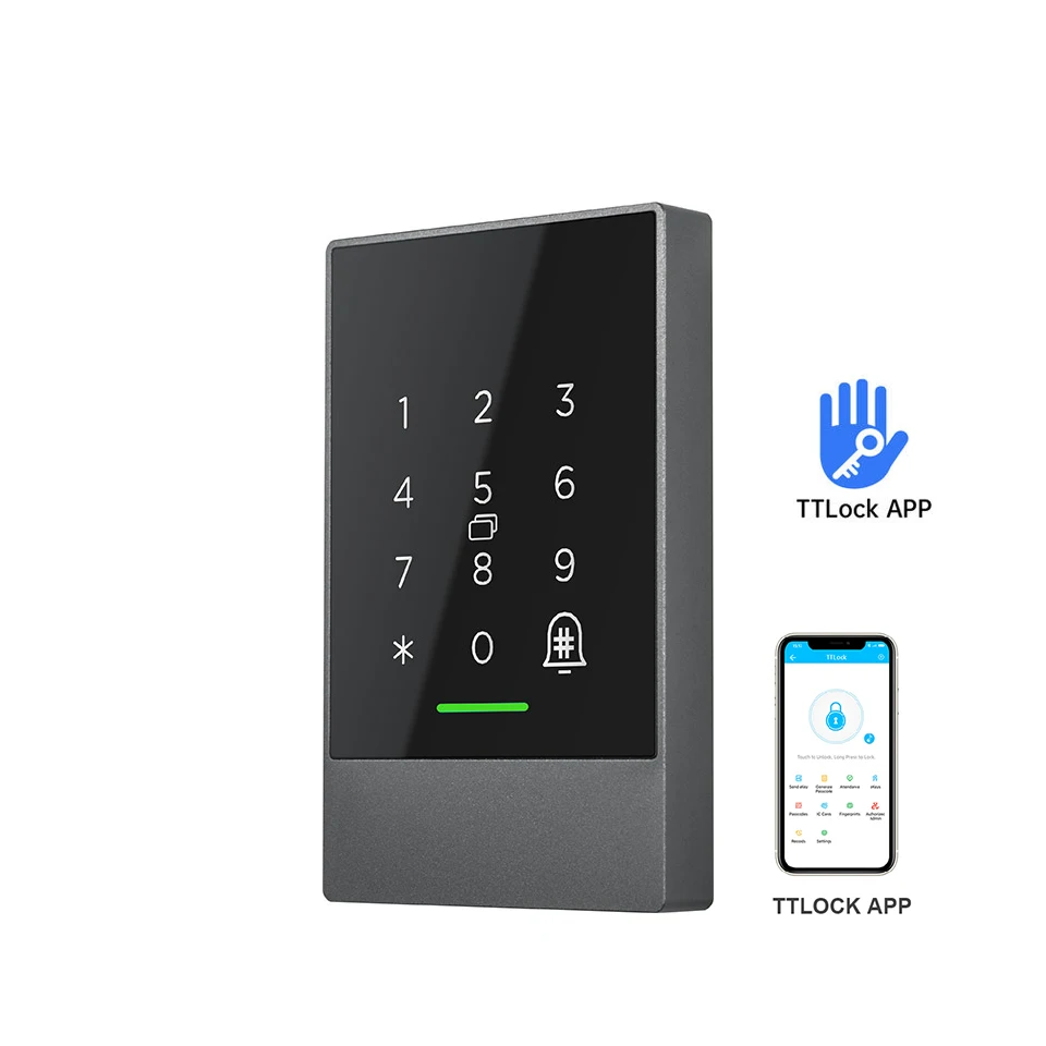 K2 K2f Outdoor Waterproof Touch Keypad Blue Tooth Wifi Access Control