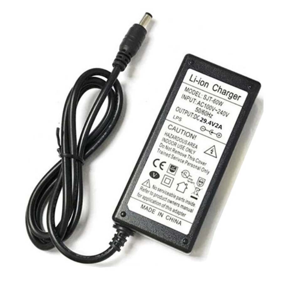 TOP CHARGEUR Alimentatore 29.4V Per Batterie Li-Ion - Sostituisce JL628 (JLP-12A07) - Caricabatteria Universale