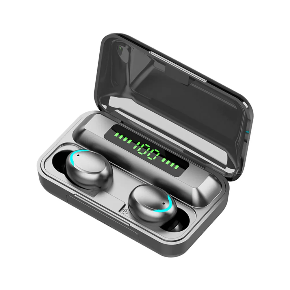 

F9-5C TWS IPX5 2000mAh Battery Bluetooth Earphone Waterproof in-Ear Stereo True Wireless Earbuds
