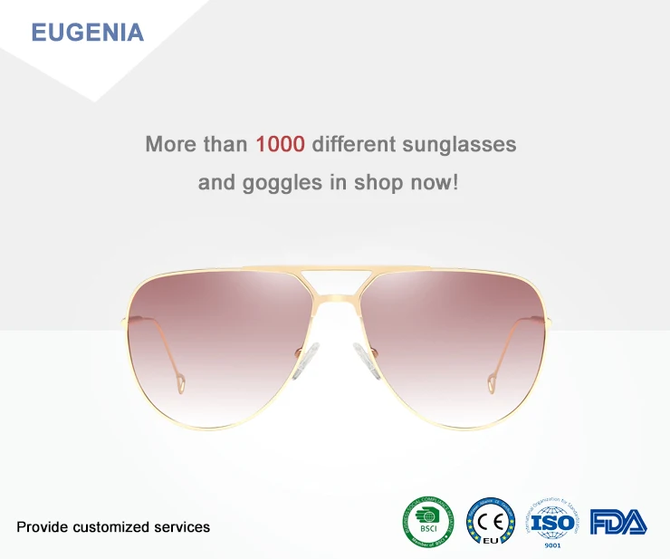 EUGENIA  Cheap sunglasses men women classic style promotional sun glasses with good quality