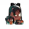 School Bag Set 3 pieces for Kids Backpack for Star Printed Schoolbag fot Children Set Middle High School Bags For Teenager Sumka