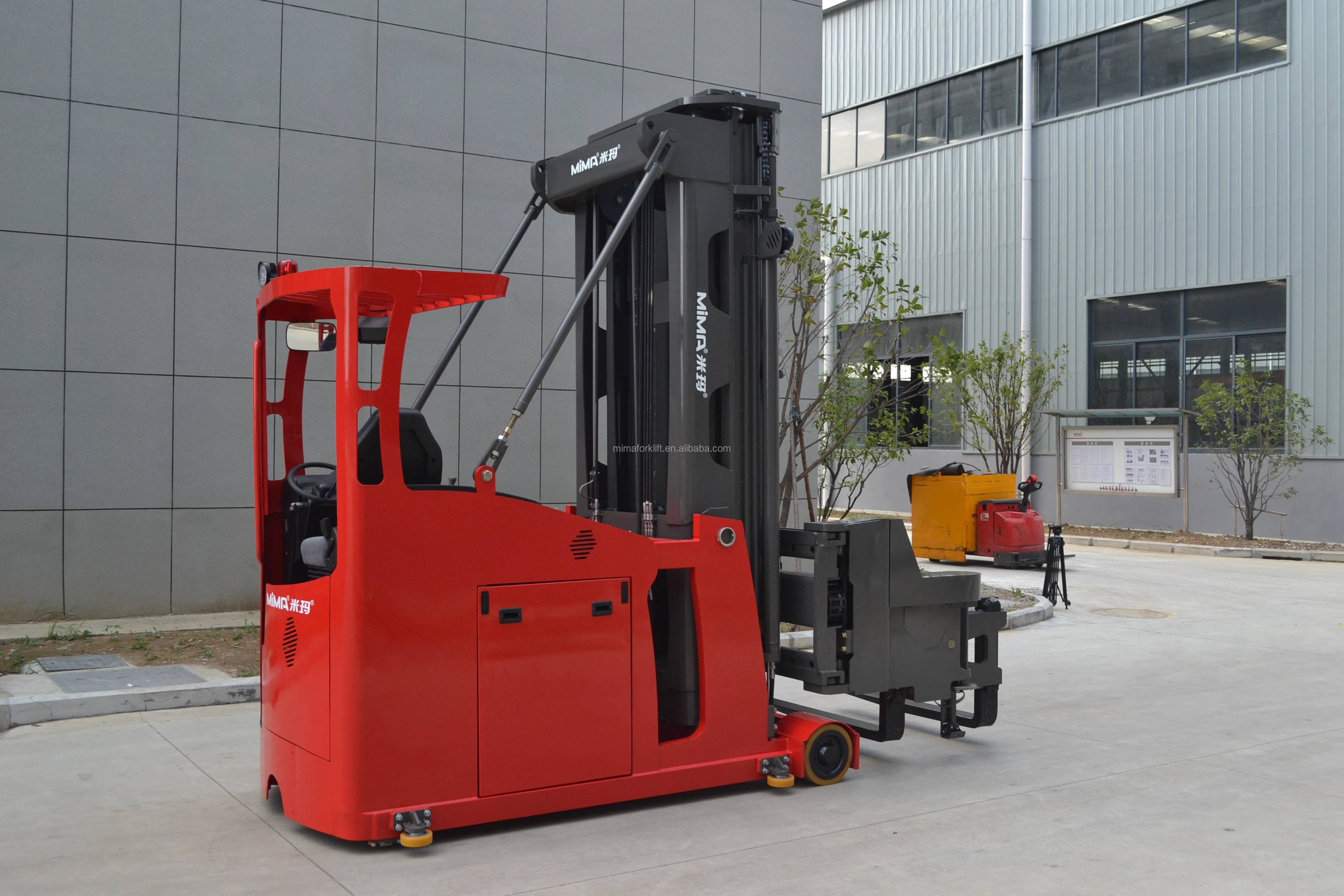 mima seated type 1500kg capacity 3-way electric pallet stacker