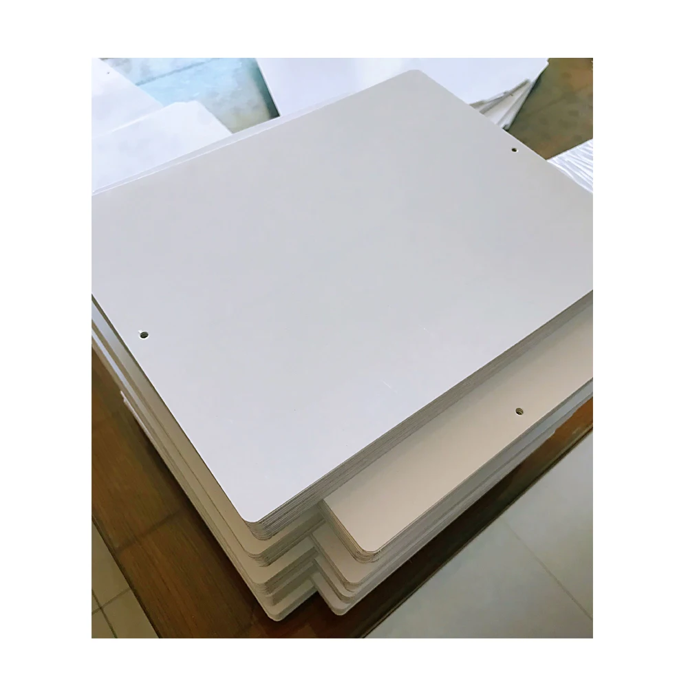 Manufacturer Gloss White Sublimation Aluminum Sign Blanks Dye