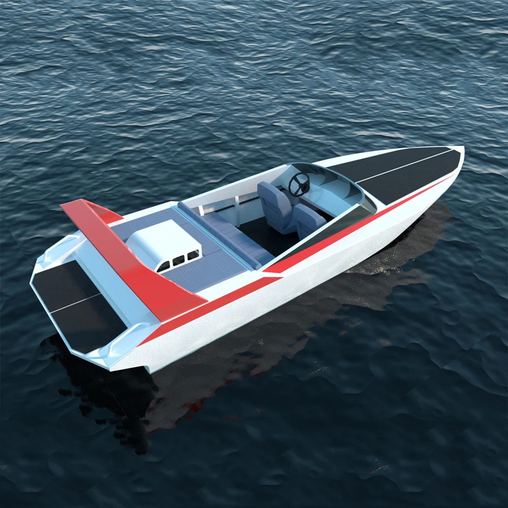 2023 New Design 21ft Mini Electric Jet Boat With Ski Tower Small Jet