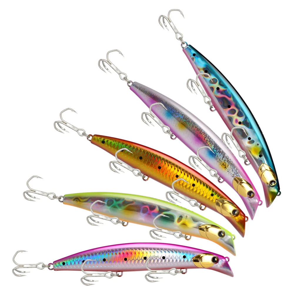 HONOREAL 130mm ABS Plastic Minnow Lure for Saltwater Fishing