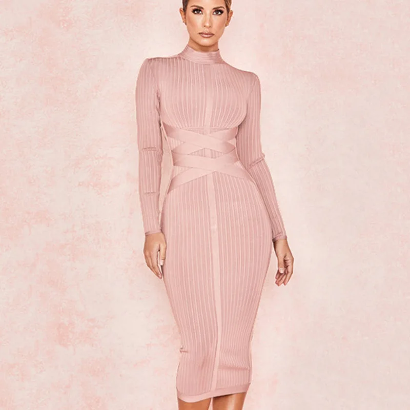 Buy wholesale fall boutique elegant women clothing long sleeve maxi bodycon dresses