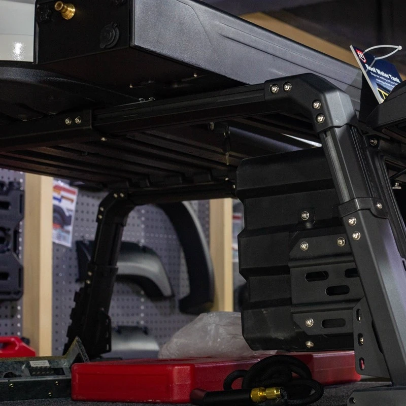 Pickup Truck Roll Bar With Storage Box Loading Roll Cage + 130l Side