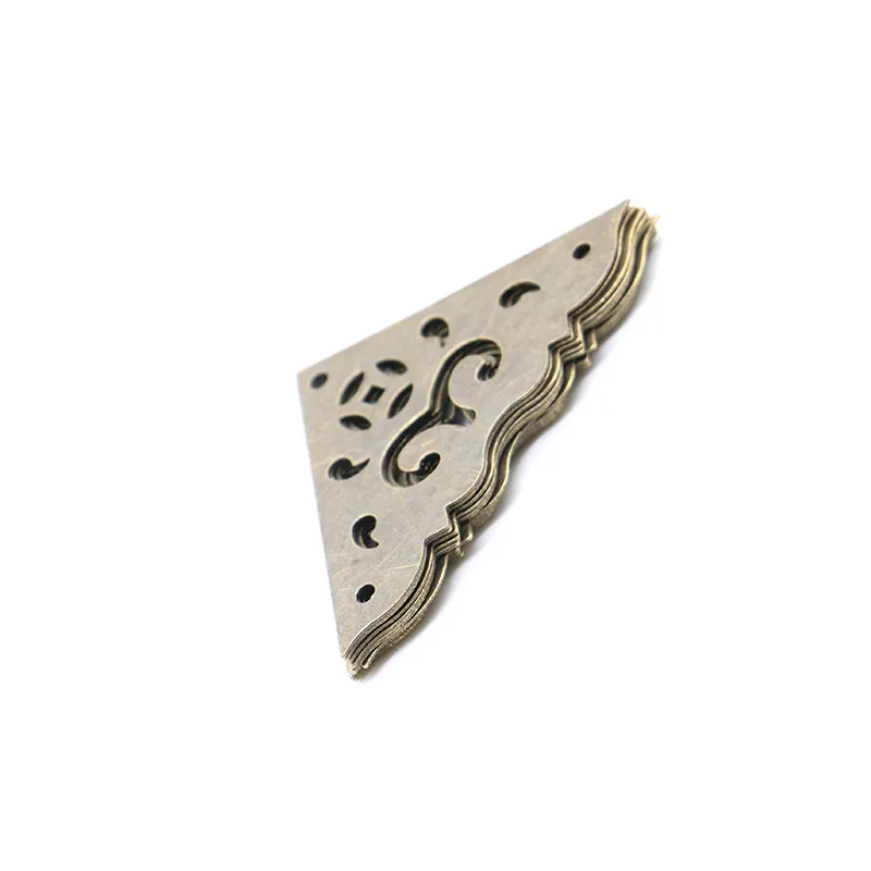 Bronze Decorative Corner Bracket Antique Book Frame Accessories