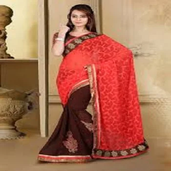 normal party saree