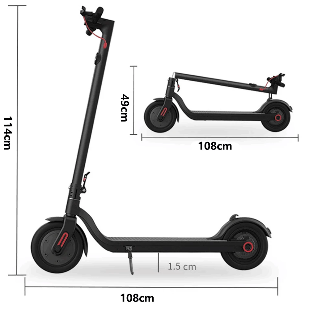 Battery Wali Dual Brake System Two Wheeler Foldable Electric Foot Kick ...