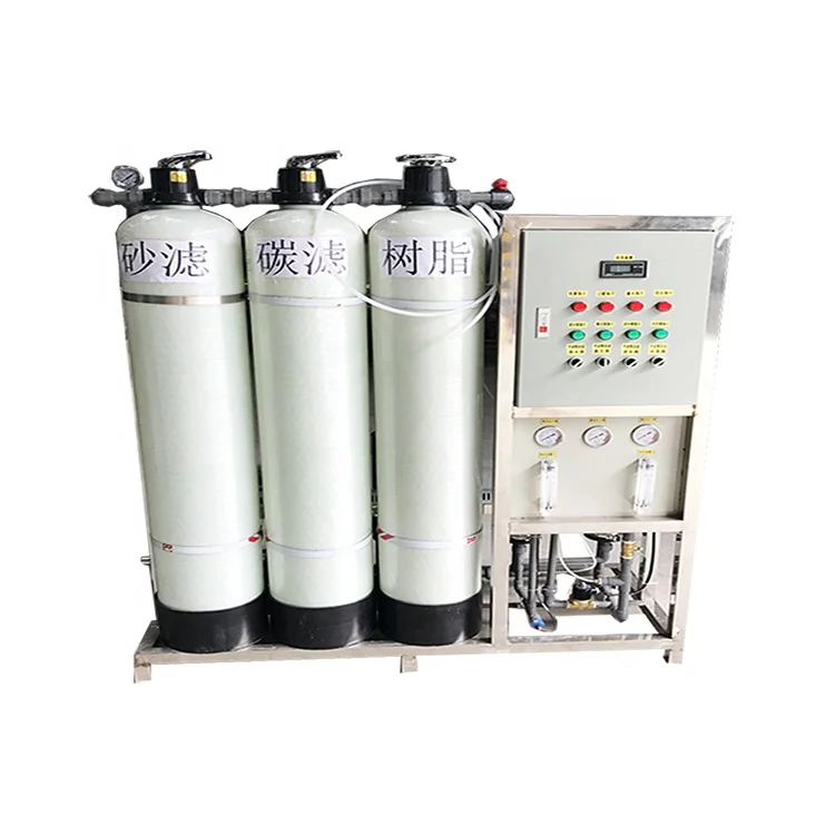 500l/hour Ro Pure Water Production Machine Raw Water Treatment