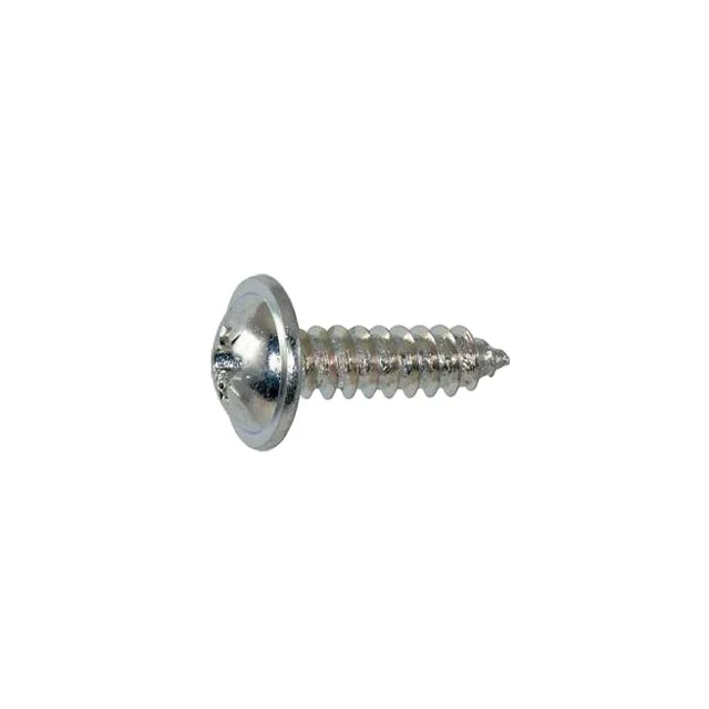 
Zinc DIN968 Inch Cross recessed round head self tapping screws 