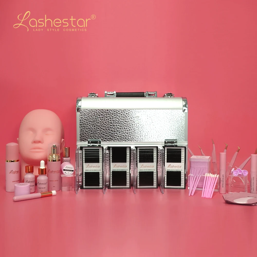Wholesale Diy Cluster Eyelash Extension Beginner Starter Kit Eyelashes Extension Professional
