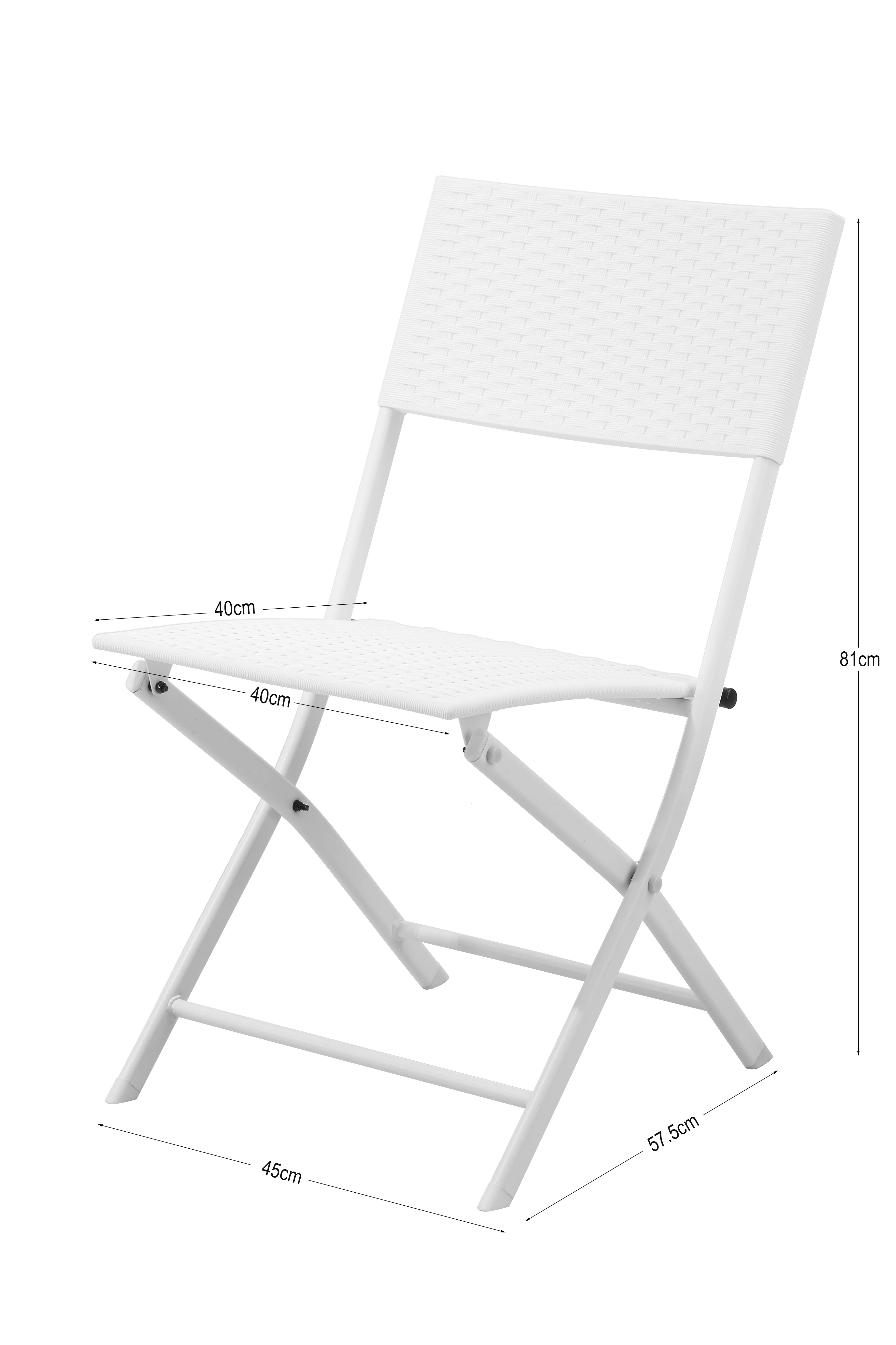 Garden Furniture Camping White Wedding Party Event Metal Plastic