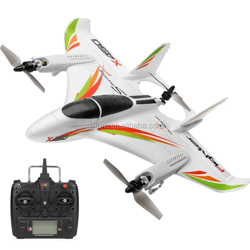 WLtoys XK X450 VTOL RC Airplane - Brushless 6CH Glider with 720P