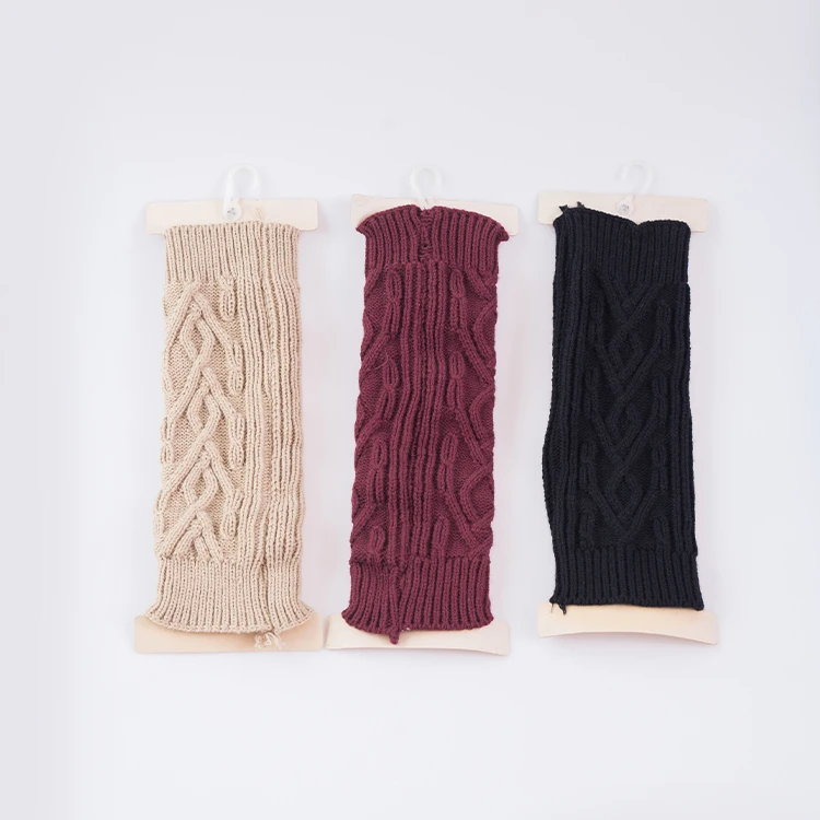 
best selling knitting ballet dance yoga socks thermal leg warmer 