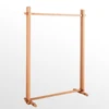 HK Fixture Clothes Store Wood Display Shelf Single Bar Wood Bar Display Shop Fittings For Retail Fashion Clothing