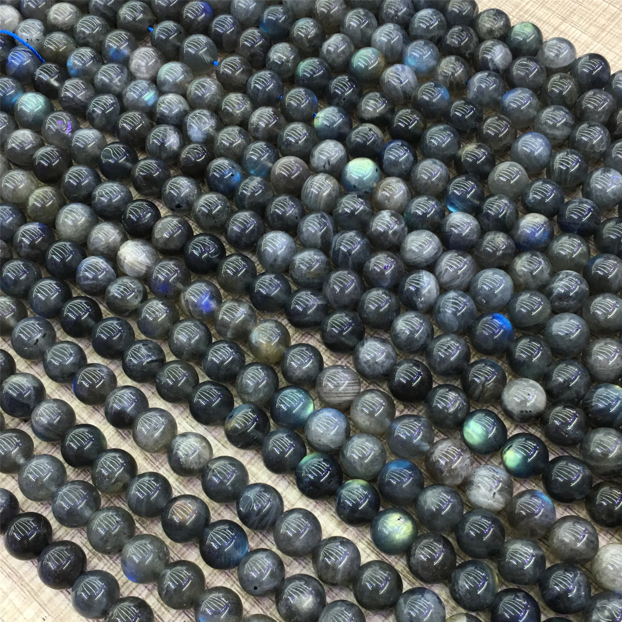 Labradorite Round Gemstone Loose Beads Size 4mm 6mm 8mm 10mm12mm
