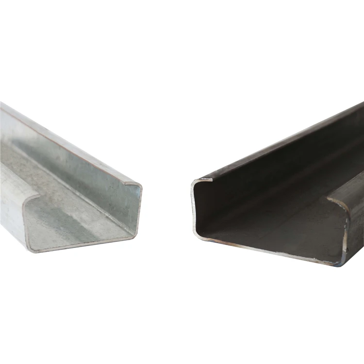 c lipped channel c purlin c channel Custom SS304 SS316 Steel with Outside Lip Manufacturer in China Hot Dipped Galvanized Slotted C