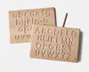 uppercase and lowercase alphabet tracing board two alphabets on one board wooden toys creative learning toy