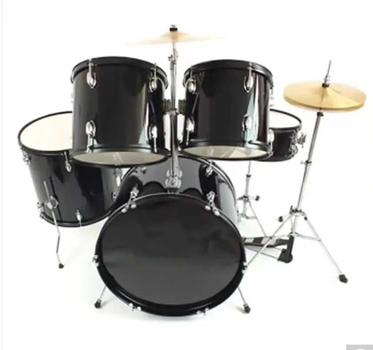 Cheap Drum Acoustic Drums Set Beginner Percussion 5piece Complete Full