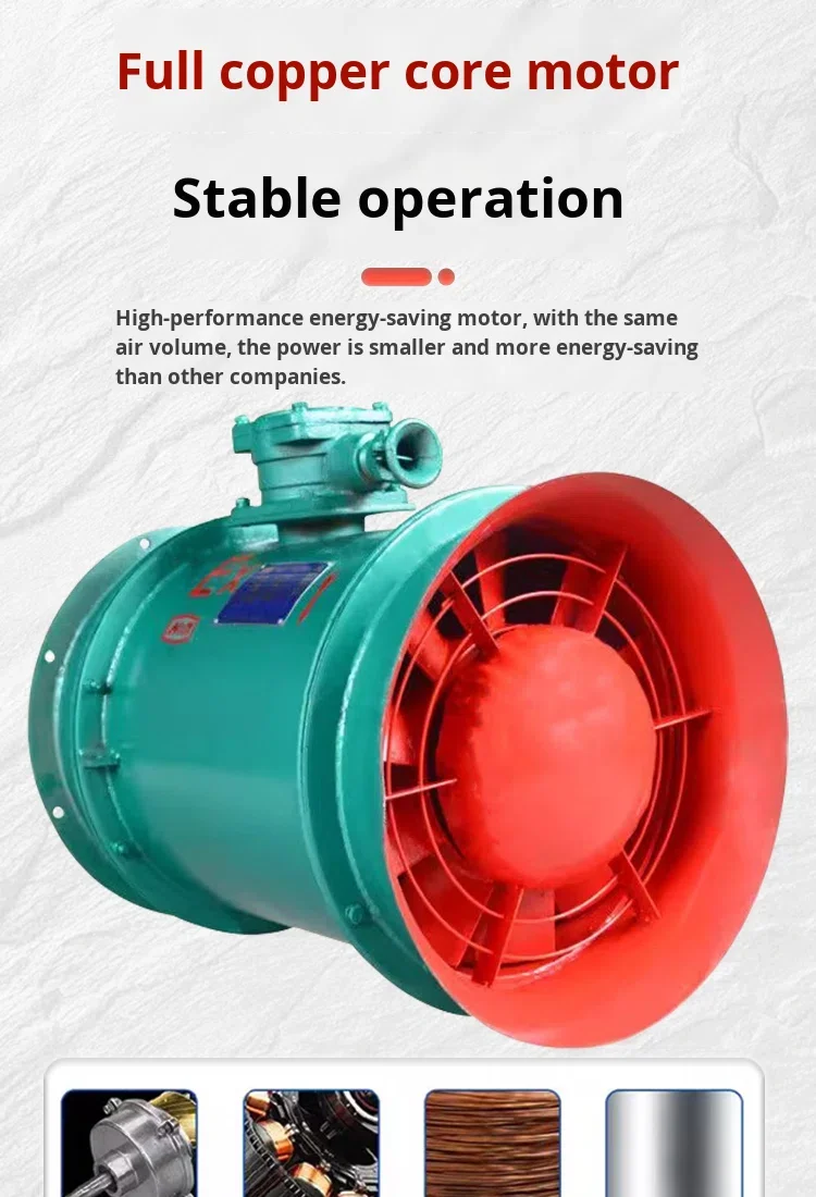 Axial Flow Fan, 380V, Explosion-Proof, YBT - detail 6