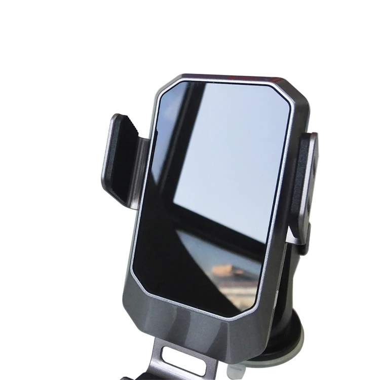 universal qi fast auto charging mini cellphone stand custom smart mobile phone holder wireless charger