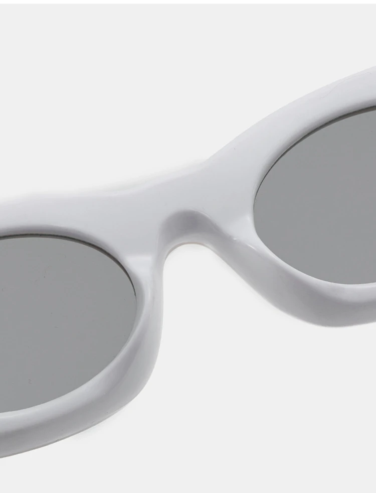 10363 Superhot Eyewear 2019 Fashion Retro Vintage White Sunglasses